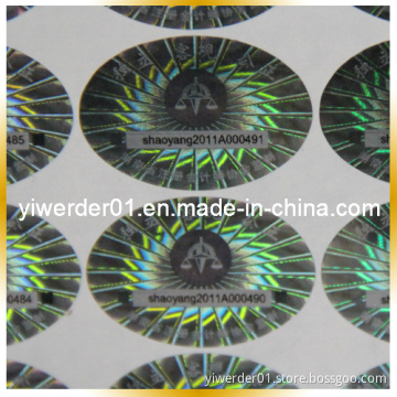 Customized Hologram with Serial No. Printing (H-088)